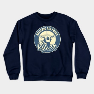 Hellenic Air Force F-16 Viper Crewneck Sweatshirt